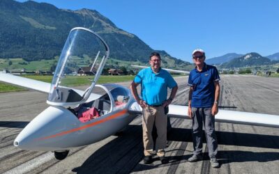 Donat Bösch hat die Segelflugprüfung erfolgreich bestanden- herzliche Gratulation!